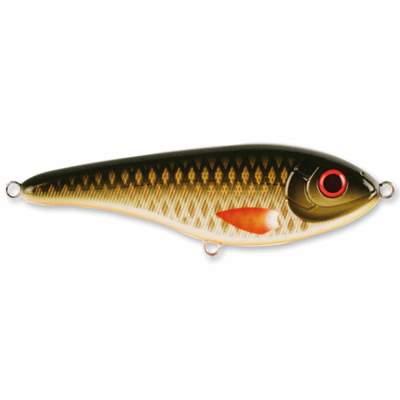 Strike Pro Buster Jerk II Wolfpack Edition, suspending 35 GO 12cm - Golden Olive - 35g - 1Stück