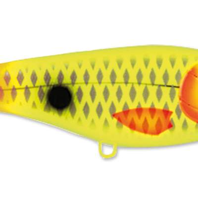 Strike Pro Buster Jerk II Wolfpack Edition, suspending 35 FB 12cm - Fluo Baitfish - 35g - 1Stück