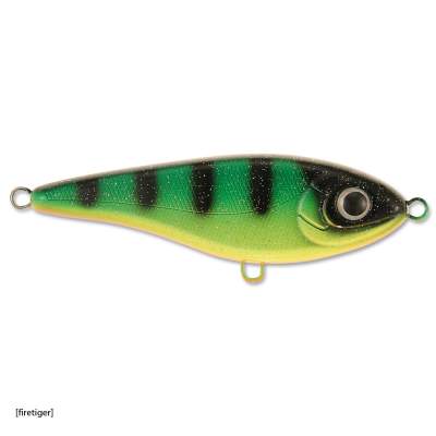 Strike Pro Baby Buster Jerk, suspending FT, - 10cm - Firetiger - 25g - 1Stück