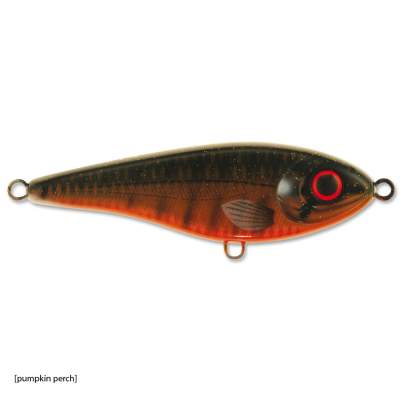 Strike Pro Baby Buster Jerk Wolfpack Edition, suspending PP, - 10cm - Pumpkin Perch - 25g - 1Stück