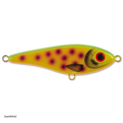 Strike Pro Baby Buster Jerk Wolfpack Edition, suspending S 10cm - Sunshine - 25g - 1Stück