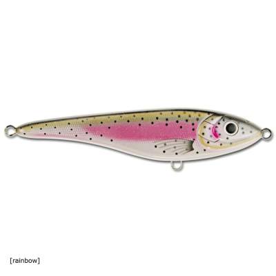 Strike Pro Big Bandit, slow sinking 98 WR 19,6cm - Wolfpack Rainbow - 98g - 1Stück