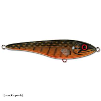 Strike Pro Big Bandit, slow sinking, - 19,6cm - Pumpkin Perch - 98g - 1Stück