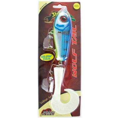 Strike Pro Wolf Tail Jerkbait 23cm sinking C390F Wolfpack Ocean Blue 23cm - Ocean Blue - 106g - 1Stück