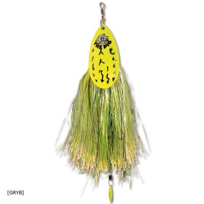 The Pig Magnum PigSpinn FCBD-B/C 40 Fluo Chart Black Dot - Black/Chartreus - 40g - 1Stück