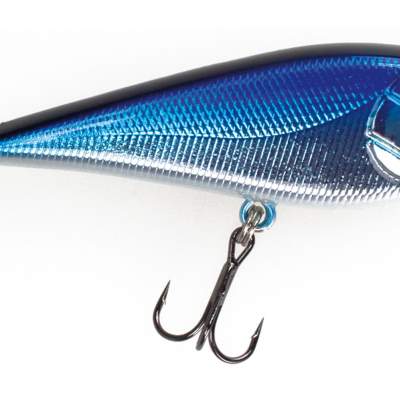 Strike Pro Tiny Buster Jerk 6,5cm C114E Blue Chrome, - 6,5cm - Blue Chrome - 11g - 1Stück