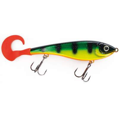 Strike Pro Bandit Tail Jerk, slow sinking (22,0cm Komplettlänge) FT, - 15cm - Fire Tiger - 80g - 1Stück