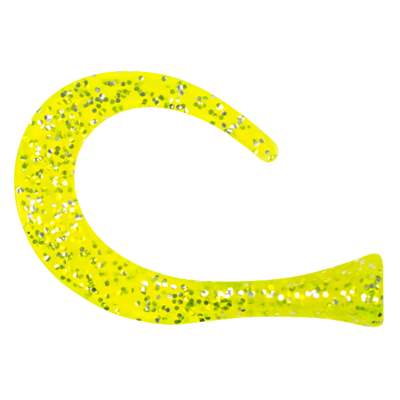 TrueGlide Guppie Downsize Tail curly (Ersatzschwanz) Green/Gold Glitter 3Stück,