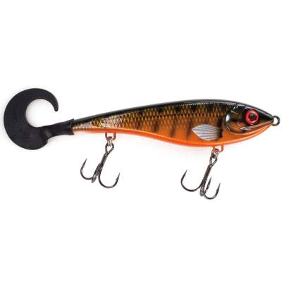 Strike Pro Bandit Tail Jerk, slow sinking (22,0cm Komplettlänge) PKP, - 15cm - Wolfpack Pumpkin Perch - 80g - 1Stück