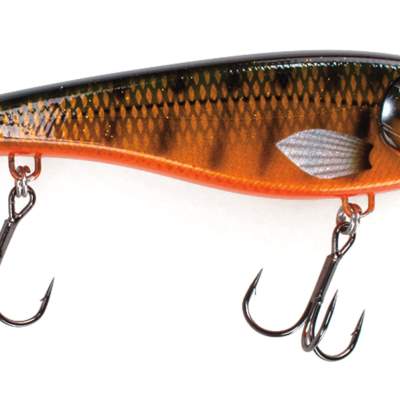 Strike Pro Bandit Tail Jerk, slow sinking (22,0cm Komplettlänge) PKP, - 15cm - Wolfpack Pumpkin Perch - 80g - 1Stück