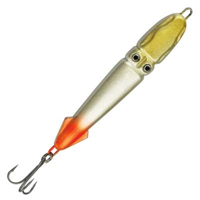 Angel Domäne Squid Extremo Pilker weiß/orange 150g weiß/orange - 150g - 1Stück