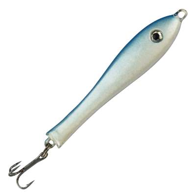 Angel Domäne Rundkopf Spezi Pilker blau/weiß 125g blau/weiß - 125g - 1Stück
