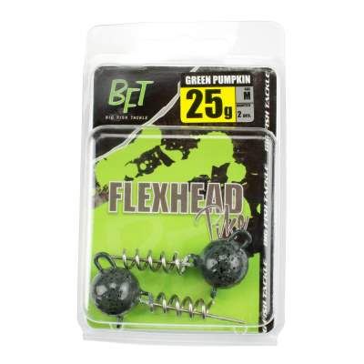 BFT Flexhead Pike Jighead 2er Pack green pumpkin 25g