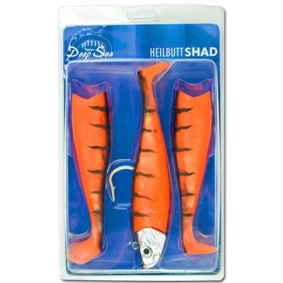 Team Deep Sea Heilbutt Shad 240 JR 24cm - japanrot - 382/99g - 3+1Stück