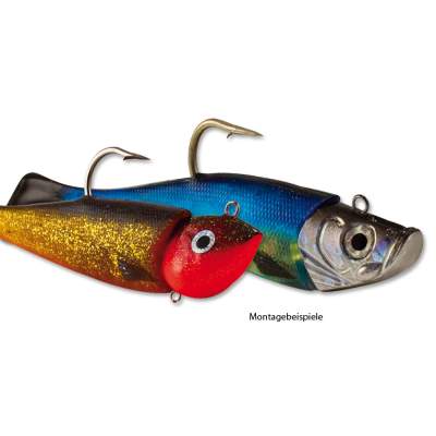 Team Deep Sea Heilbutt Shad Ersatz Shad HH, - holographic Hering - 1Stück