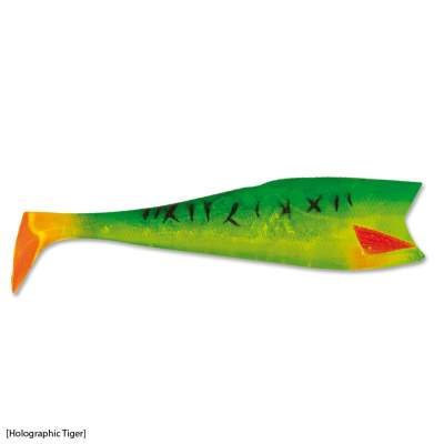 Team Deep Sea Heilbutt Shad Ersatz Shad HT holographic Tiger - 1Stück