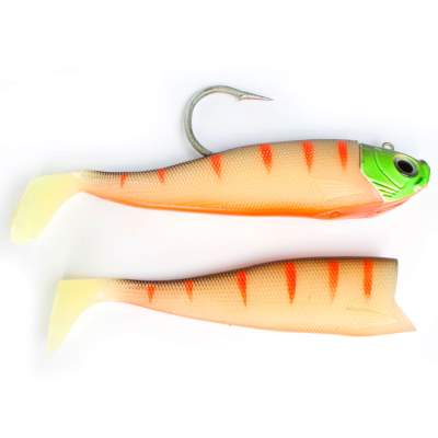 Team Deep Sea Saltwater Jig Shad 24cm 24cm - Fluo Monster Tiger - 400 - 1+2Stück