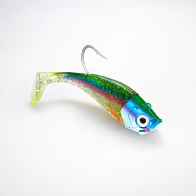 Team Deep Sea Saltwater Jig Shad, 20,0cm, 265g, 1 Kopf + 1 Shad, Holographic Hering, 20cm - Holographic Hering - 265 - 1+1Stück