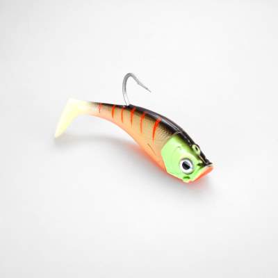 Team Deep Sea Saltwater Jig Shad, 16,0cm, 180g, 1 Kopf + 1 Shad, Fluo Monster Tiger 16cm - Fluo Monster Tiger - 180 - 1+1Stück