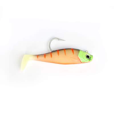 Team Deep Sea Saltwater Jig Shad, 16,0cm, 180g, 1 Kopf + 1 Shad, Fluo Monster Tiger, 16cm - Fluo Monster Tiger - 180 - 1+1Stück