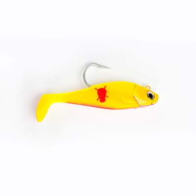 Team Deep Sea Saltwater Jig Shad, 16,0cm, 180g, 1 Kopf + 1 Shad, Contaminated Sundown, - 16cm - Contaminated Sundown - 180 - 1+1Stück