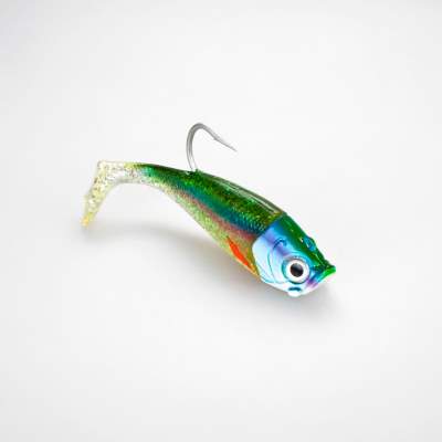 Team Deep Sea Saltwater Jig Shad, 16,0cm, 180g, 1 Kopf + 1 Shad, Holographic Hering, - 16cm - Holographic Hering - 180 - 1+1Stück