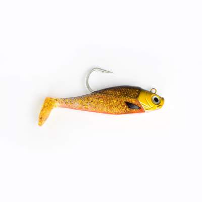 Team Deep Sea Saltwater Jig Shad, 16,0cm, 180g, 1 Kopf + 1 Shad, Golden Joker, 16cm - Golden Joker - 180 - 1+1Stück