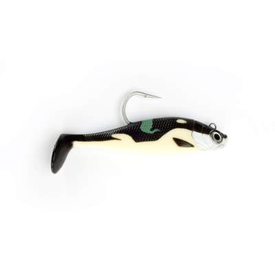 Team Deep Sea Saltwater Jig Shad, 16,0cm, 180g, 1 Kopf + 1 Shad, Killer Orca, - 16cm - Killer Orca - 180 - 1+1Stück