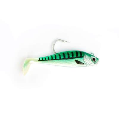 Team Deep Sea Saltwater Jig Shad, 16,0cm, 180g, 1 Kopf + 1 Shad, Mackrele Spezial, 16cm - Mackrele Spezial - 180 - 1+1Stück