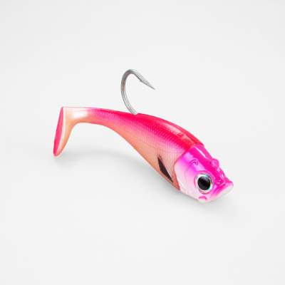 Team Deep Sea Saltwater Jig Shad, 16,0cm, 180g, 1 Kopf + 1 Shad, Fluo Pink Hostess 16cm - Fluo Pink Hostess - 180g - 1+1Stück