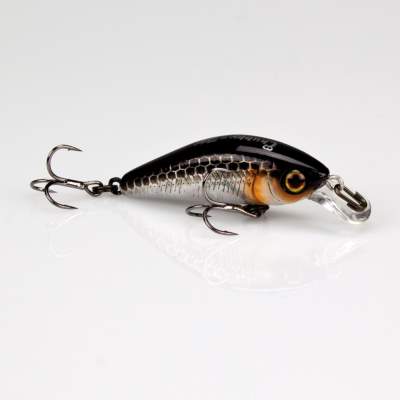 Illex Chubby Minnow 35 SP HL SB, - 3,5cm - HL Silver Black - 2,3g - 1Stück