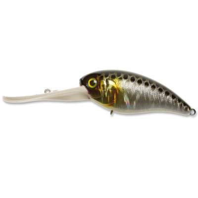 Illex Mascle Deep 4+ Skull Shell HL SB, - 7cm - HL Silver Black - 21,5g - 1Stück