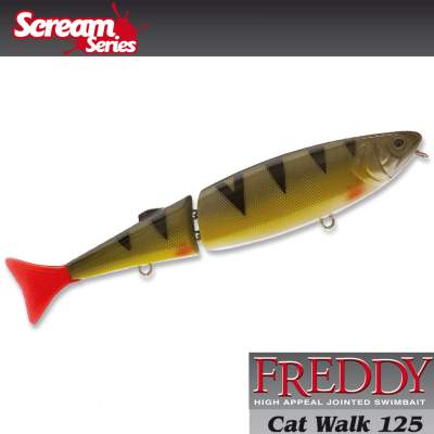Illex Freddy Cat Walk 125 Swimbait P 12,5cm - Perch - 23g - 1Stück