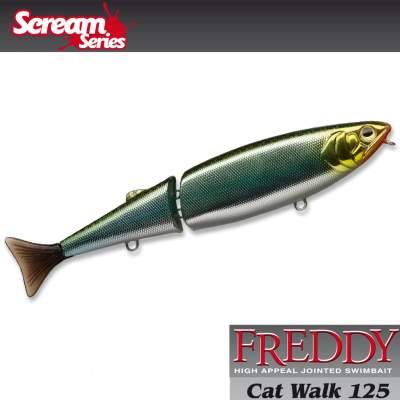 Illex Freddy Cat Walk 125 Swimbait A, - 12,5cm - Ablette - 23g - 1Stück