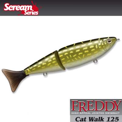 Illex Freddy Cat Walk 125 Swimbait P, - 12,5cm - Pike - 23g - 1Stück