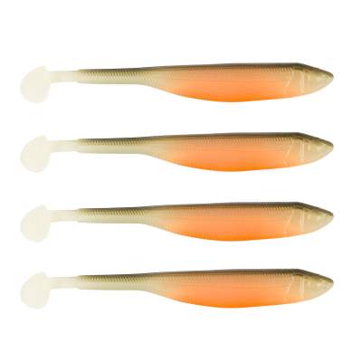 Fox Rage Tiddler Fast Gummifisch 12cm Hot Olive UV, 12cm - Hot Olive - 4Stück