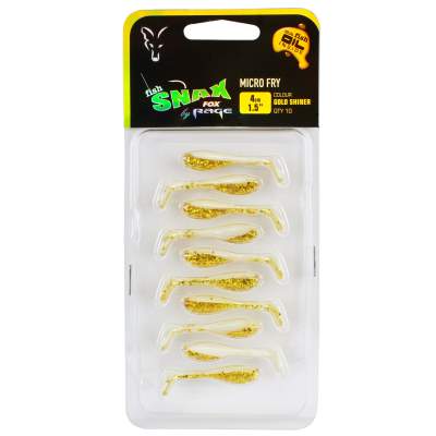 Fox Rage Micro Fry, 4cm - Gold Shiner - 0.7g - 10 Stück