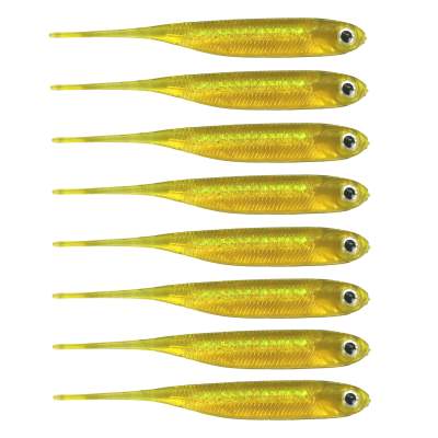 Fox Rage Micro Tiddler Slow, 5cm - Gold Shiner - 8 Stück