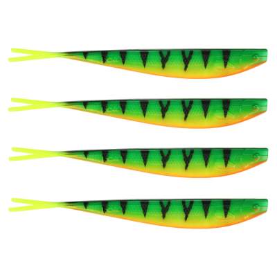 Fox Rage Fork Tail Gummifisch 13.5cm Firetiger UV, - 13,50cm - Firetiger UV - 4Stück