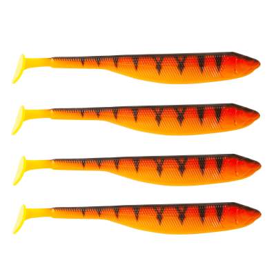 Fox Rage Tiddler Fast, 12cm - Hot Tiger - 7.5g - 4 Stück