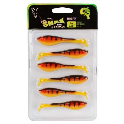 Fox Rage Mini Fry, 7cm - Hot Tiger - 3g - 6 Stück