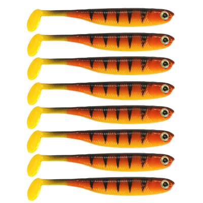 Fox Rage Micro Tiddler Fast Gummifisch 5cm Hot Tiger UV 5,00cm -Hot Tiger UV- 8Stück