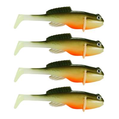 Fox Rage Mega Set Grondle Wobble Grundel Gummifisch 10cm 6 x 4er Pack