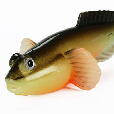 Fox Rage Grondle Wobble Grundel Gummifisch 10cm Hot Olive, 10cm - Hot Olive - 4Stück