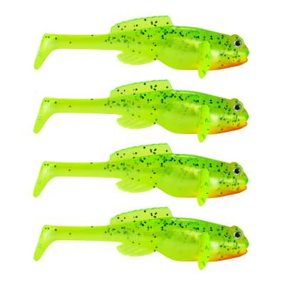 Fox Rage Grondle Wobble Grundel Gummifisch 10cm Lemon Tiger 10cm - Lemon Tiger - 4Stück