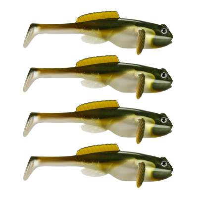 Fox Rage Grondle Wobble Grundel Gummifisch 10cm Arkansas Shiner, 10cm - Arkansas Shiner - 4Stück