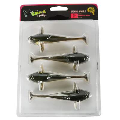 Fox Rage Grondle Wobble Grundel Gummifisch 10cm Arkansas Shiner, 10cm - Arkansas Shiner - 4Stück