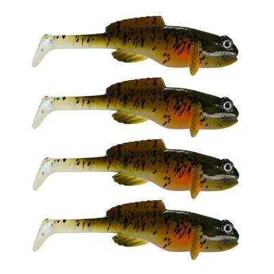 Fox Rage Grondle Wobble Grundel Gummifisch 10cm 10cm - Marble - 4Stück