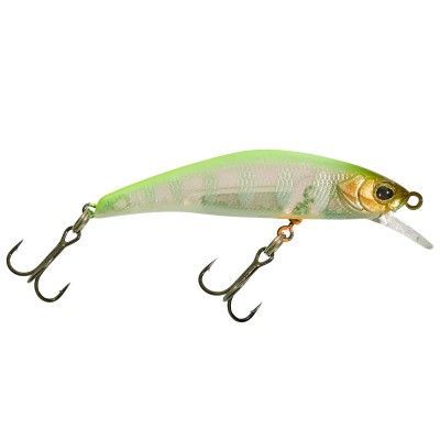 Illex Tricoroll 70 SHW Wobbler Chartreuse Back Yamame - 7,0cm - 9,5g - 1Stück