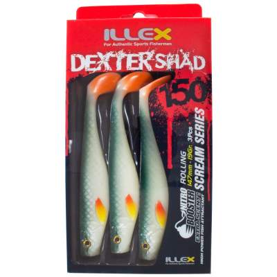 Illex Dexter Shad 150 Gummifisch Rudd, 15cm - Rudd - 3Stück